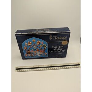 Fontanini Magnetic Advent Calendar Set Roman Inc Nativity 24 Magnets Christmas